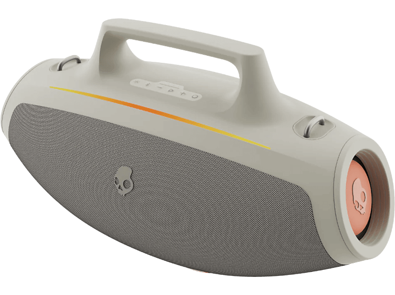 SKULLCANDY Barrel Bluetooth-Lautsprecher, Bone/Orange, Wasserfest