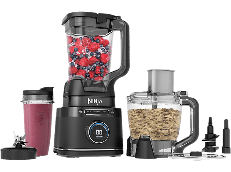 NINJA Detect Power Mixer & Processor Pro Standmixer Schwarz (1200 W, 2.1 l)