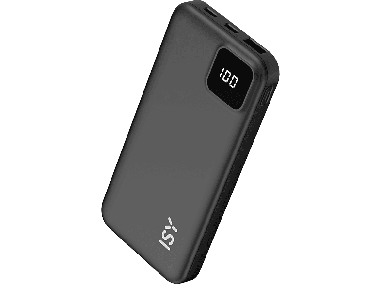 ISY IPP 10001 Powerbank 10.000 mAh Schwarz