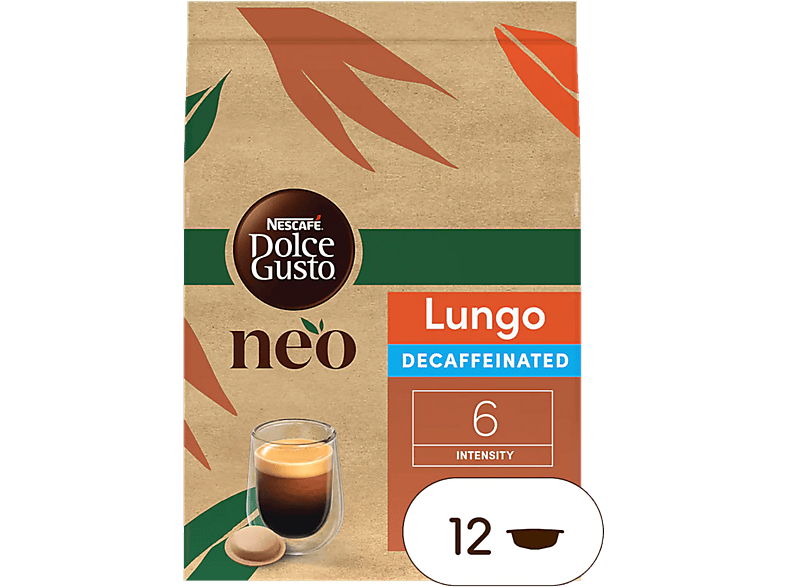 NESCAFÉ Dolce Gusto® NEO Lungo Decaffeinato Kaffee-Pods (NEO Kaffeemaschine)