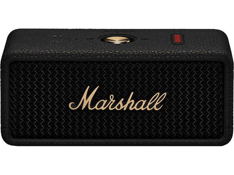 MARSHALL Emberton III Bluetooth-Lautsprecher, Schwarz/Messing, Wasserfest