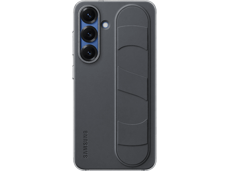 SAMSUNG Standing Grip Case, Backcover, Samsung, Galaxy S25, Schwarz