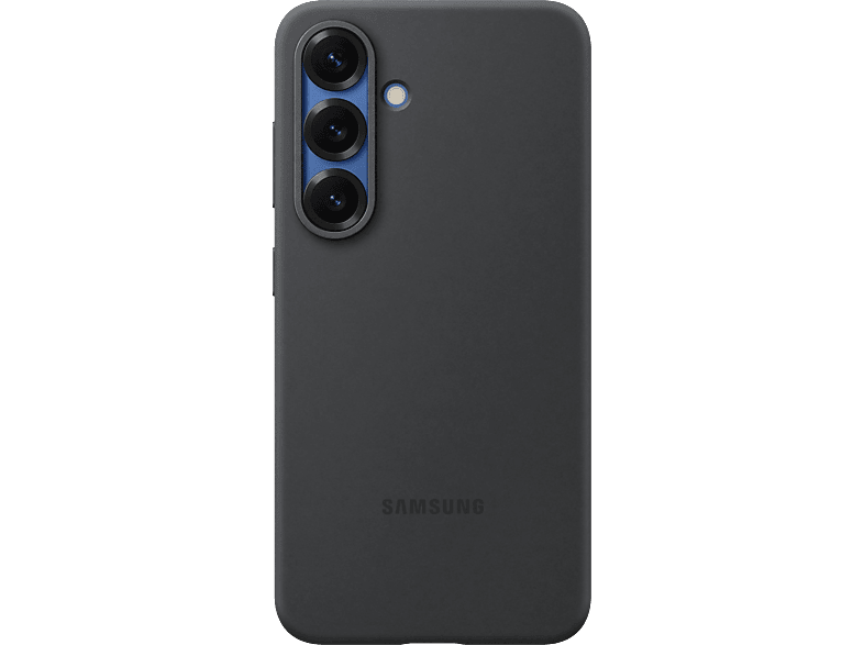 SAMSUNG Silicone Case, Backcover, Samsung, Galaxy S25, Schwarz