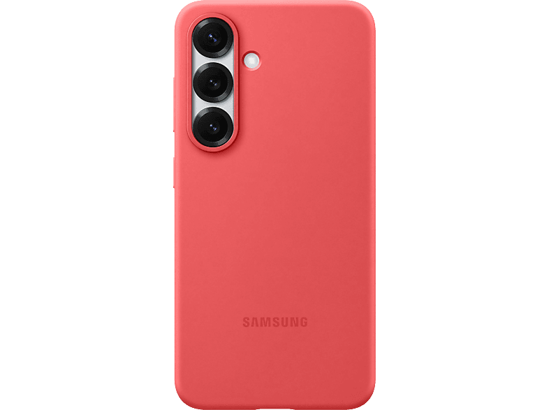 SAMSUNG Silicone Case, Backcover, Samsung, Galaxy S25, Rot
