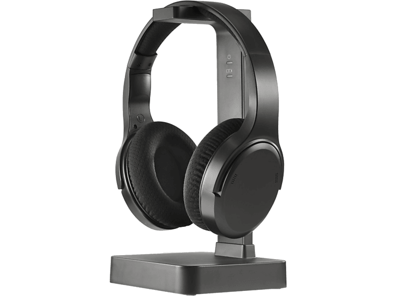 HAMA 211848 Hybrid, Over-ear Fernseh-Kopfhörer Bluetooth Schwarz
