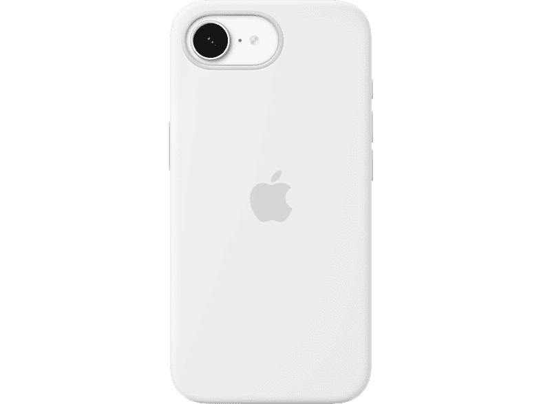 APPLE Silikon Case, Backcover, Apple, iPhone 16e, White
