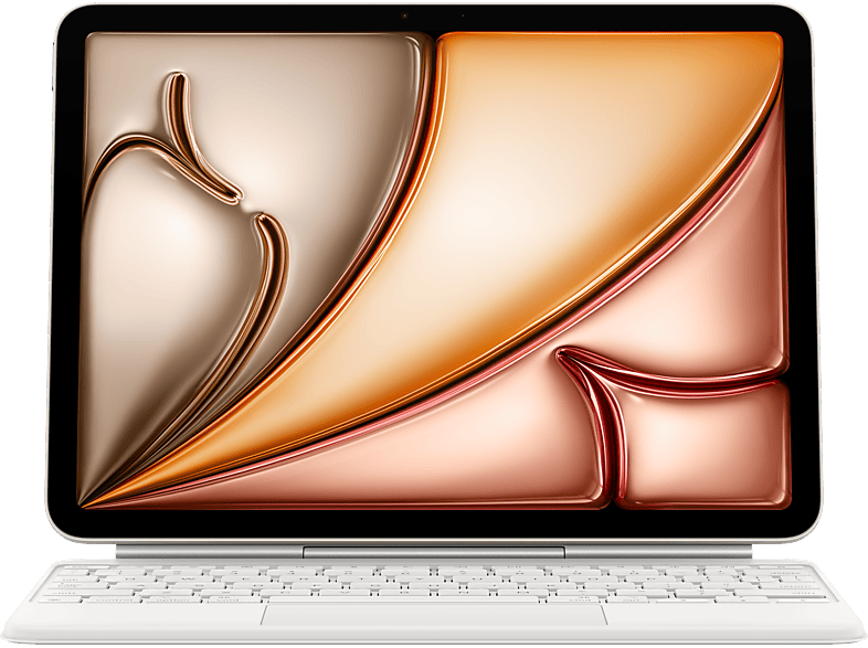 APPLE Magic Keyboard (CH Layout), Schutzhülle mit Tastatur, Weiss