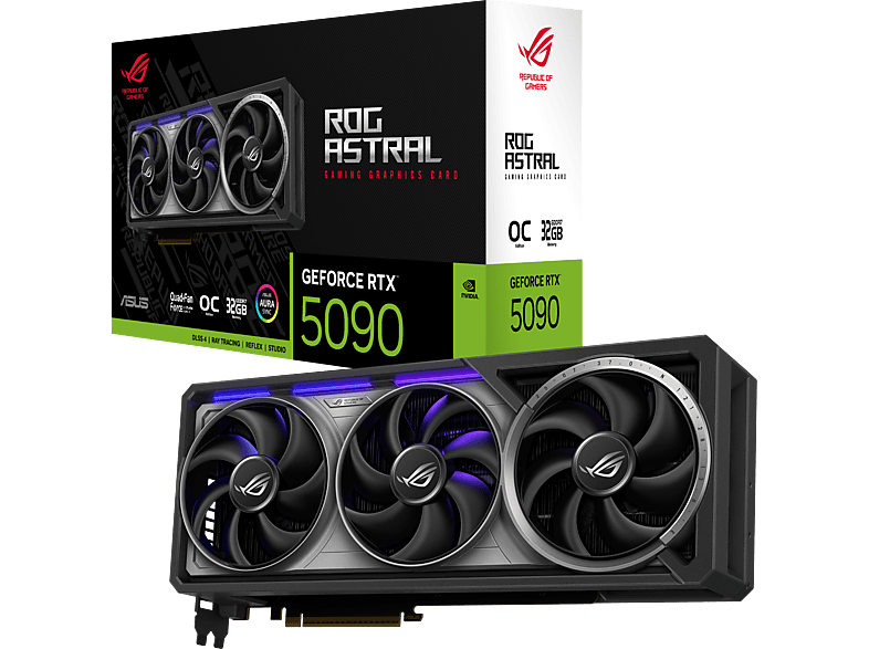 ASUS ROG Astral GeForce RTX 5090 32GB GDDR7 OC Edition (NVIDIA, Grafikkarte)