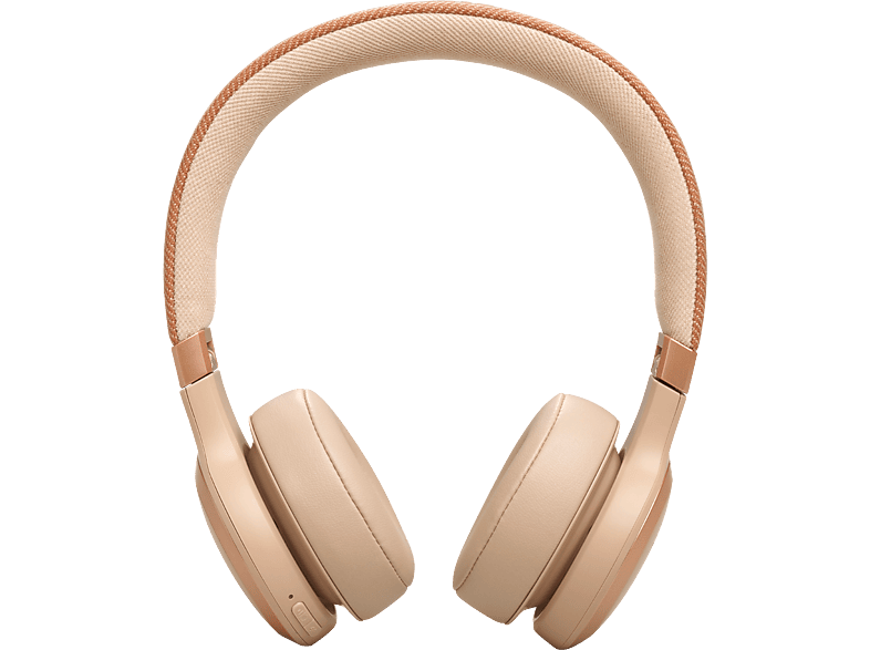 JBL Live 670NC, On-ear Bluetooth-Kopfhörer Bluetooth Sandstein