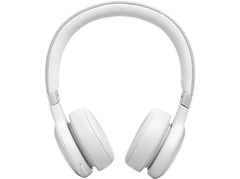 JBL Live 670NC, On-ear Bluetooth-Kopfhörer Bluetooth Weiss
