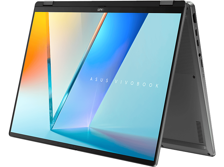 ASUS Vivobook 16 Flip TP3607SA-RJ069W, Convertible 2 in 1 Laptop, mit Display Touchscreen, Intel® Core™ Ultra 5 226V Prozessor, GB RAM, TB SSD, Arc™ Onboard Graphics, Matte Gray, Windows 11 Home