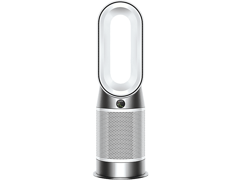 DYSON Hot + Cool HP11 Luftreiniger mit Kühl- und Heizfunktion Weiss/Silber (50 W, Raumgröße: 81 m³, HEPA-13 Filter Glasfasern Aktivkohle)