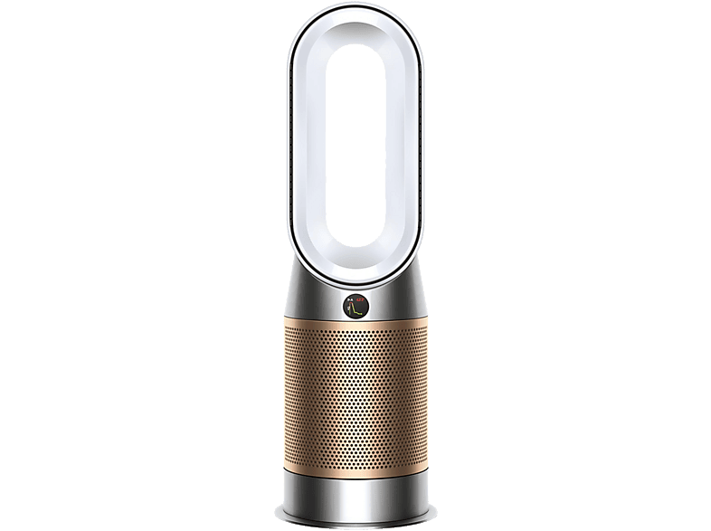 DYSON Hot+Cool HP2 De-NOx HP12 Luftreiniger mit Kühl- und Heizfunktion Weiss/Gold (40 W, Raumgröße: 81 m³, HEPA-13-Filter Glasfasern Kaliumcarbonat)