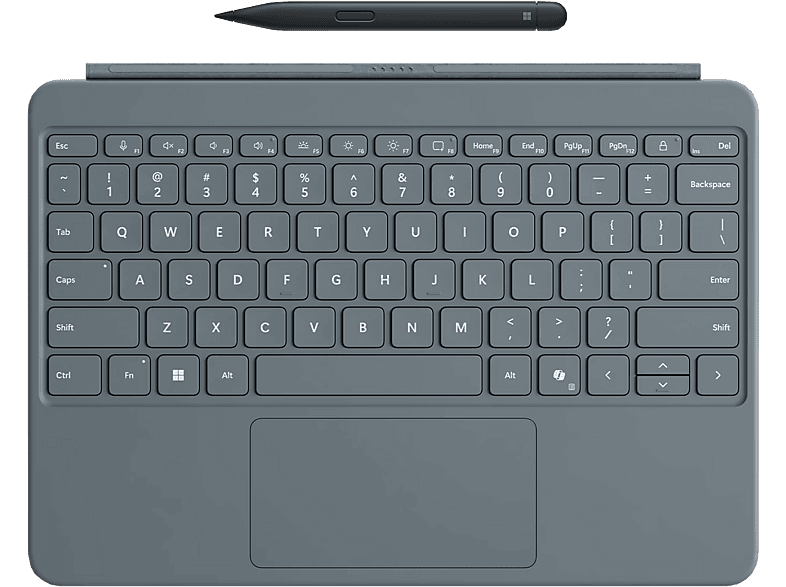 MICROSOFT Surface Pro 12'' Keyboard mit Slim Pen Stift, Tastatur Ozean, kompatibel (1. Edition)