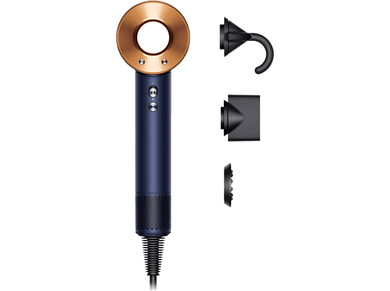 DYSON Supersonic Straight+Wavy Haartrockner Nachtblau/Kupfer (1600 W)