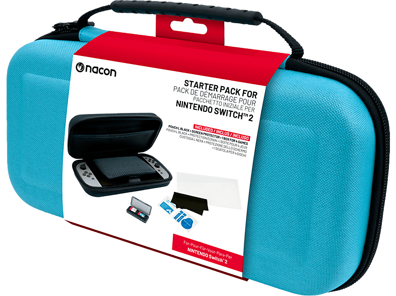 NACON Nintendo Switch 2 Essential Pack Starter-Set, Blau