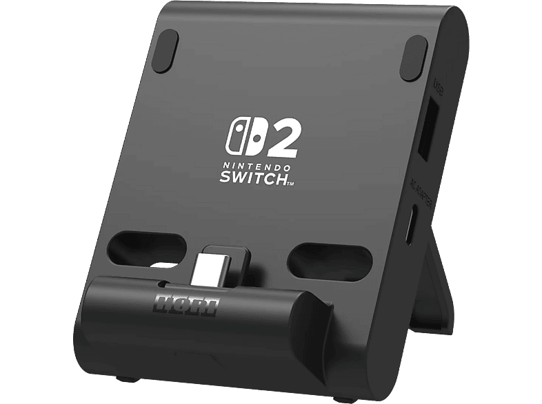 HORI Nintendo Switch 2 Dual USB, PlayStand, Schwarz