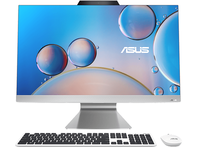 ASUS M3702WFAK-WPE006WS, All-in-One-PC, mit 27 Display, AMD Ryzen™ 5 7520U Prozessor (4 MB Cache, bis zu 4.3 GHz), 16 GB RAM, 512 SSD, Radeon™ 610M, Weiss, Windows 11 Home