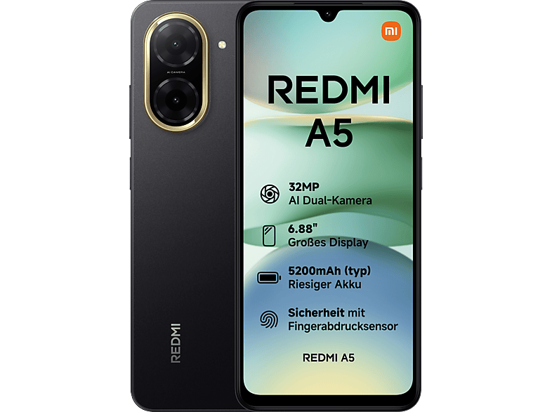 XIAOMI Redmi A5 64 GB Midnight Black Dual SIM
