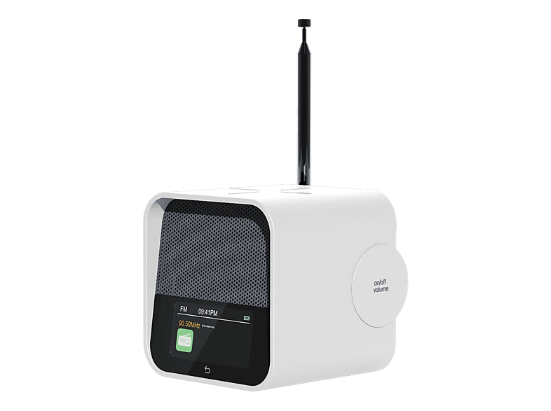 LEXON Oslo News Premium 4-in-1 DAB+ Radio, Digital, DAB+, FM, Bluetooth, Weiss