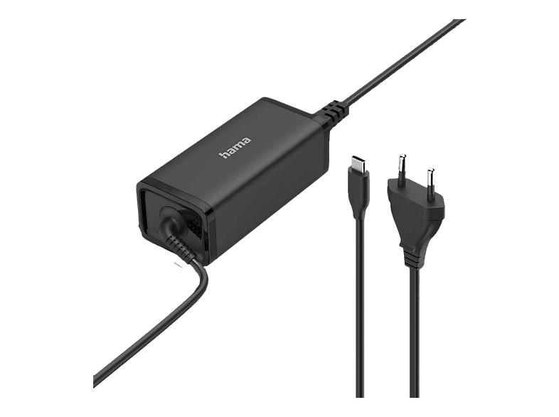 HAMA 200024 Universal-USB-C-Notebook-Netzteil Acer, Apple, Asus, Dell, Dynabook, Fujitsu, Google, HP, Huawei, Lenovo, MSI, Medion, Microsoft, Nintendo, PEAQ, Packard Bell, Samsung, Sony, Toshiba, Trekstor, VAIO 100 W, Schwarz