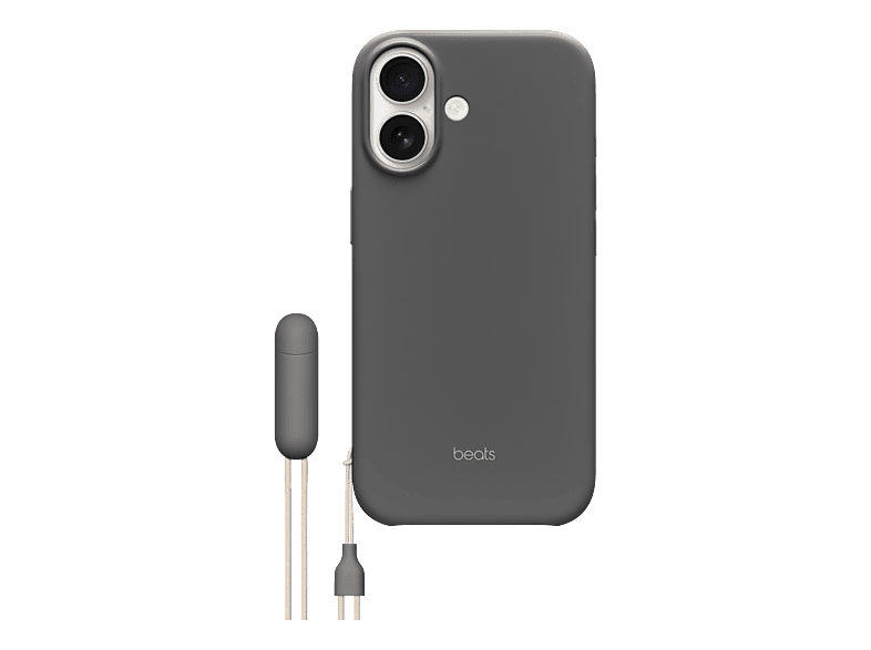BEATS Kickstand Case mit MagSafe und Kamerasteuerung, Backcover, Apple, iPhone 17, Granite Gray