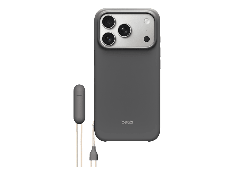BEATS Kickstand Case mit MagSafe und Kamerasteuerung, Backcover, Apple, iPhone 17 Pro, Granite Gray