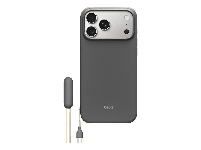 BEATS Kickstand Case mit MagSafe und Kamerasteuerung, Backcover, Apple, iPhone 17 Pro Max, Granite Gray