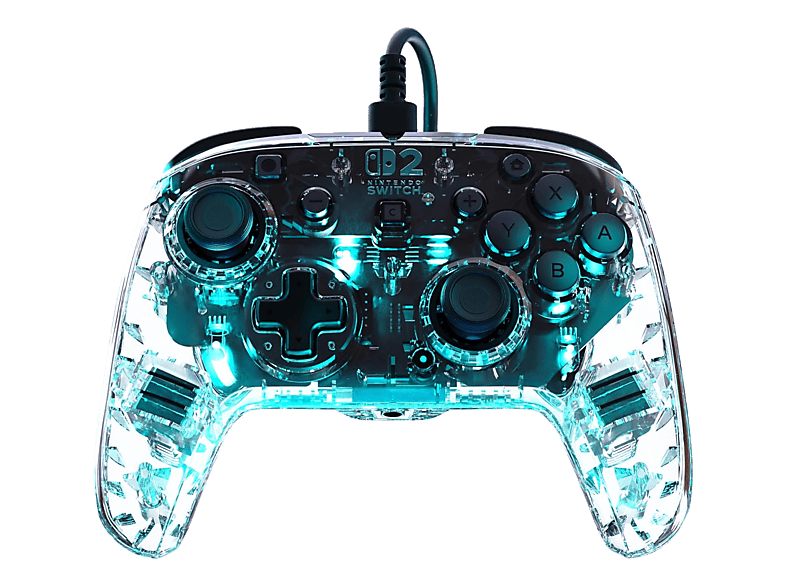 TURTLE BEACH Afterglow™ Wired Controller Transparent für Nintendo Switch 2, Switch, OLED
