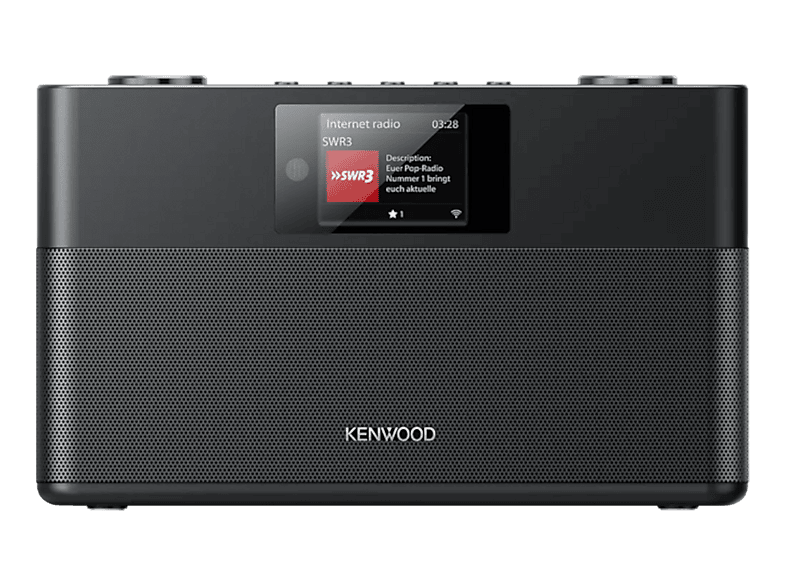 KENWOOD CR-ST120S Smart Radio, Digital, DAB+, DAB, FM, Internet radio, Bluetooth, Schwarz