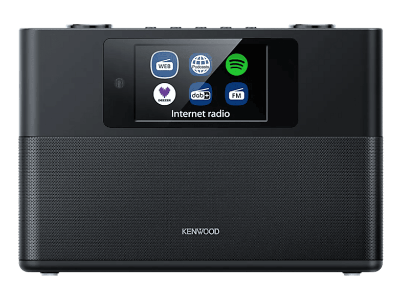 KENWOOD CR-ST200S Smart Radio, Digital, DAB+, DAB, FM, Internet radio, Bluetooth, Schwarz