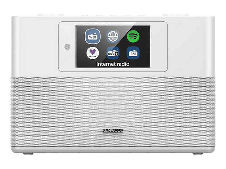 KENWOOD CR-ST200S Smart Radio, Digital, DAB+, DAB, FM, Internet radio, Bluetooth, Weiss