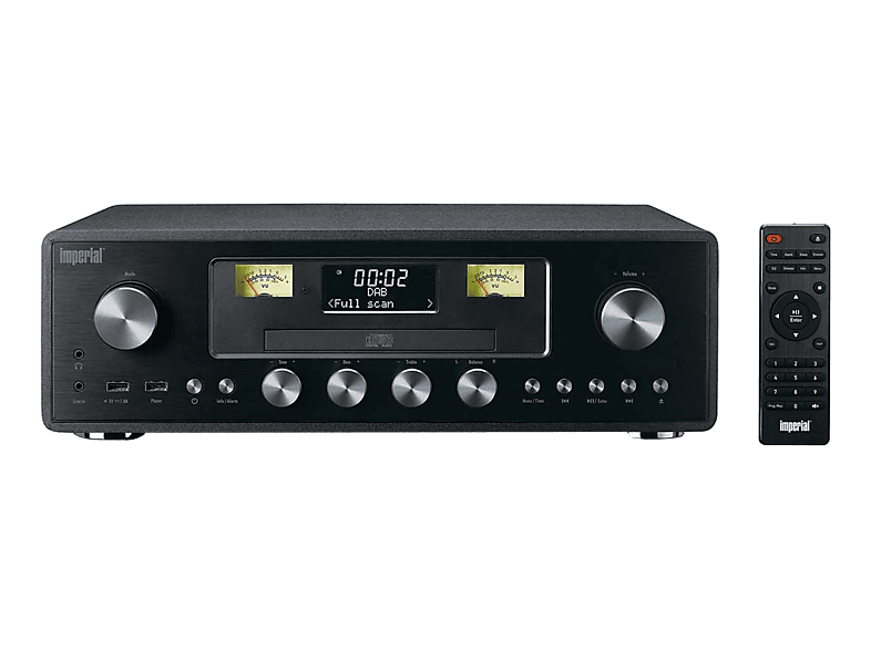 IMPERIAL DABMAN 280CDBK DAB+ Radio, Digital, DAB+, DAB, FM, Bluetooth, Schwarz
