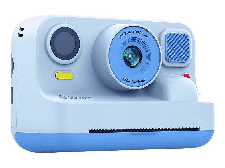 DENVER KCA-1374 Thermodruck Kinder-Kamera Blau, Kein opt. Zoom, LCD (IPS)