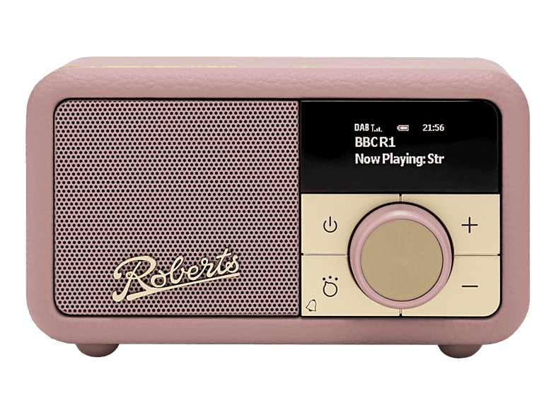 ROBERTS Revival Petite 2 DAB+ Radio, Digial, DAB, DAB+, FM, Bluetooth, Dusky Pink