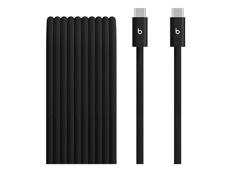 BEATS USB‑C auf geflochtenes, Lade- und Datenkabel, 3 m, Bolt Black