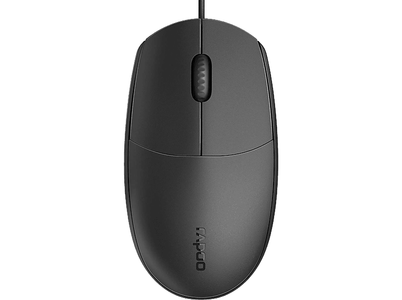 RAPOO N100 - Maus (Schwarz)