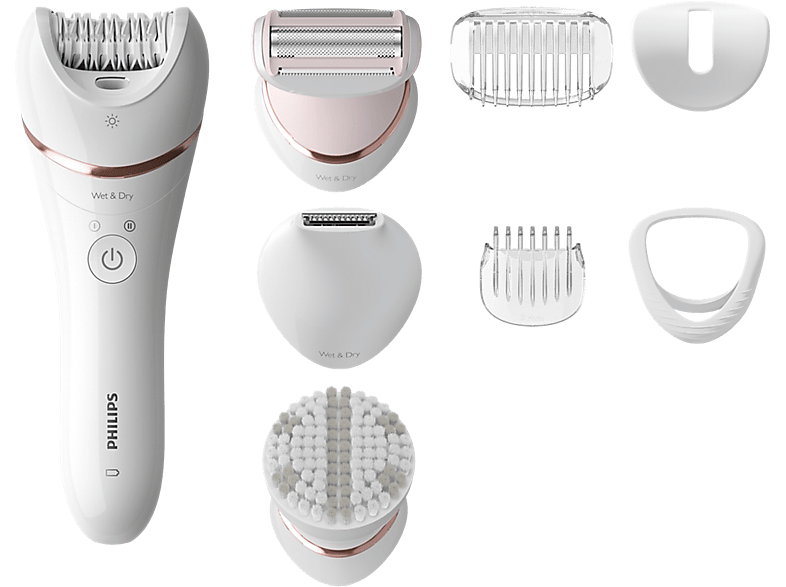 PHILIPS BRE735/00 - Epilierer (Weiss)