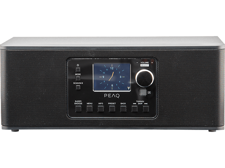 PEAQ PDR 270 BT-B - Internetradio (DAB, DAB+, Internet radio, FM, Schwarz)