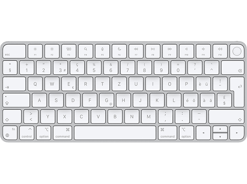 APPLE Magic Keyboard mit Touch ID - Tastatur (Weiss)