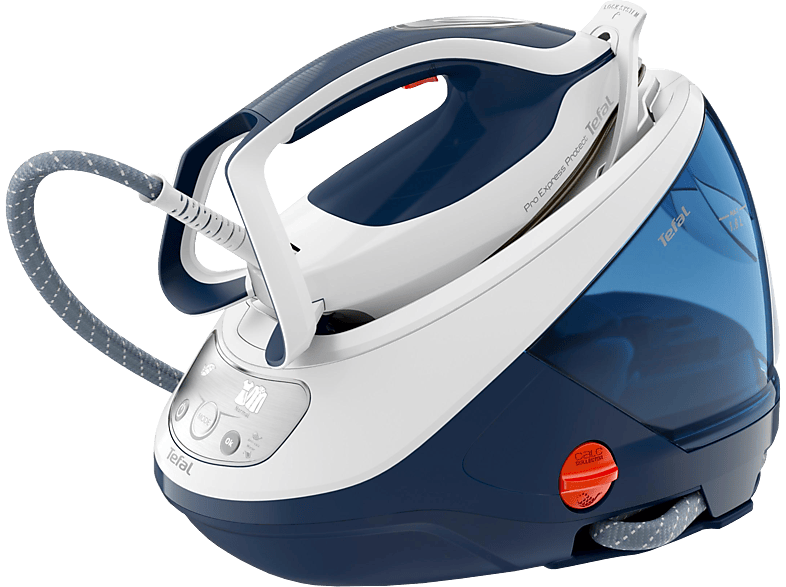 TEFAL Pro Express Protect (GV9222) Dampfbügelstation (Weiss/Blau)