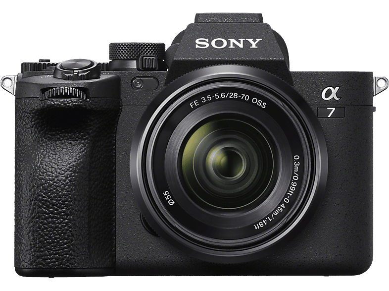 SONY Alpha 7 IV Body + FE 28-70 mm F3.5-5.6 OSS Systemkamera mit Objektiv 28 - 70 mm, 7.5 cm Display Touchscreen, WLAN