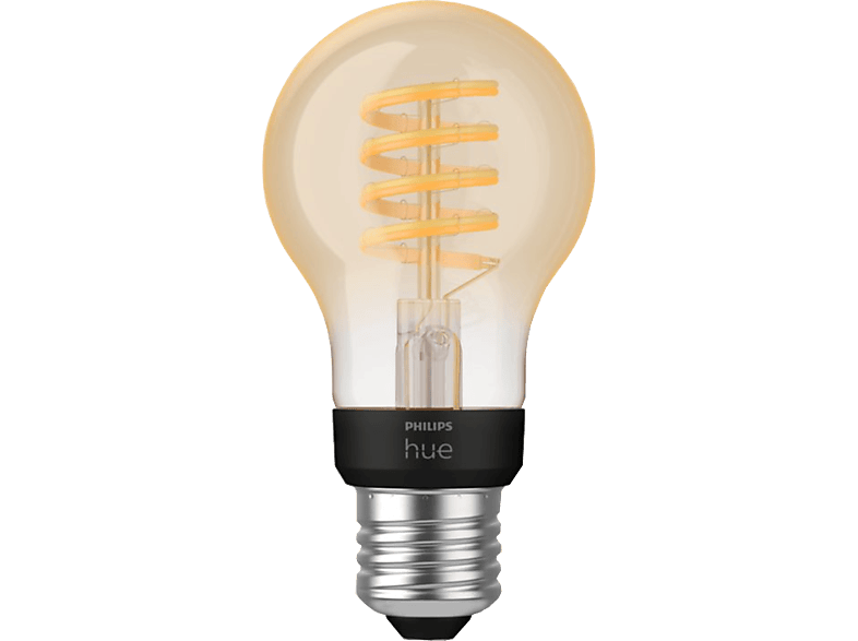 PHILIPS HUE White Ambiance E27 Standard-Glühfaden - Leuchtmittel (Schwarz/Transparent)