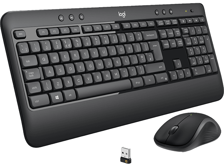 LOGITECH MK540 Advenced - Tastatur & Maus (Schwarz)