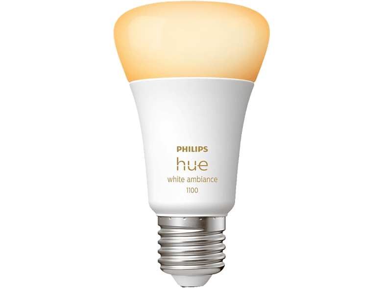 PHILIPS HUE White Ambiance Einzelpack E27 - LED Lampe (Weiss)