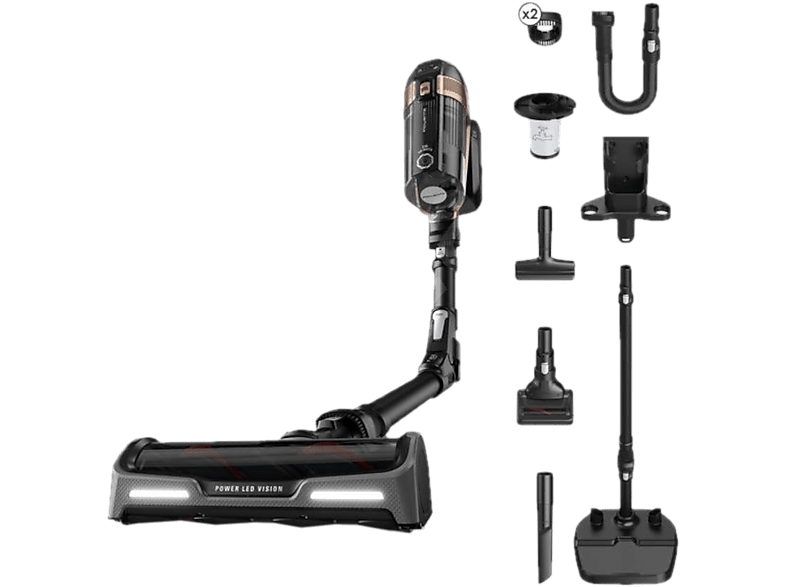 ROWENTA X-Force Flex 15.60 Animal (RH99F1) Akku-Staubsauger (Schwarz/Kupfer)