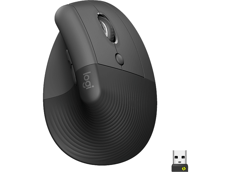 LOGITECH Lift - vertikale ergonomische Maus (Grafit)