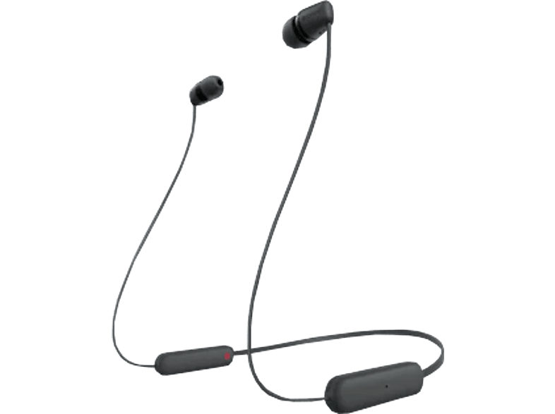 SONY WI-C100B - Bluetooth Kopfhörer (In-ear, Schwarz)