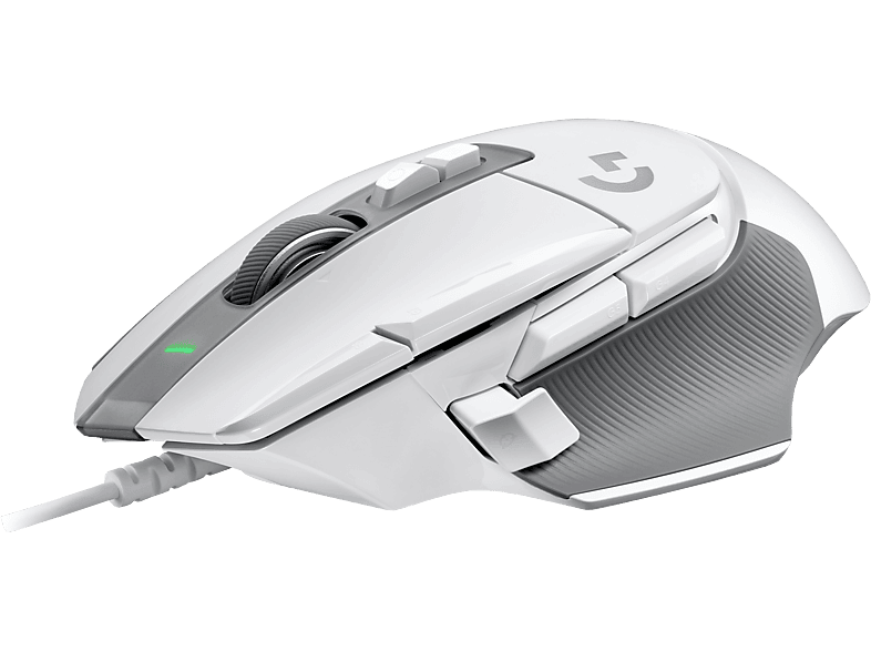 LOGITECH G502 X - Gaming Maus, Kabelgebunden, Optisch mit Leuchtdioden, 25600 dpi, Weiss