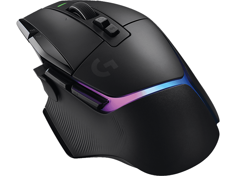 LOGITECH G502 X PLUS - Gaming Maus, Kabellos, Optisch mit Leuchtdioden, 25600 dpi, Schwarz